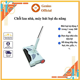 Chổi lau nhà kiêm hút bụi tự động 3 trong 1, xoay 360 độ - Bảo hành 24 tháng, lỗi 1 đổi 1 mới trong 7 ngày - gd349