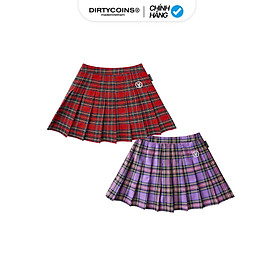 Chân Váy DirtyCoins Logo Plaid Tennis Skirt