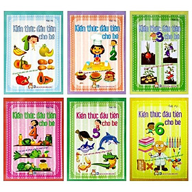 Combo kiến thức đầu tiên cho bé: tập 1 đến tập 6