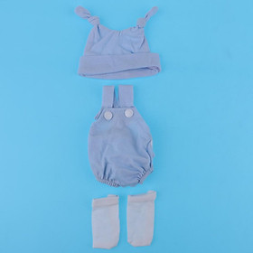 Lovely Doll Sleeveless Rompers Sets for 10-11'' Baby Doll Clothes Accessory