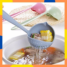 Mua Muỗng Múc Canh Lúa Mạch 2 Trong 1 Có Lỗ Vớt Thức Ăn Lọc Nước - Vá Ăn Lẩu Thông Minh 2in1.