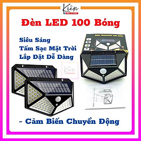 Mua Đèn LED 100 Bóng Siêu Sáng SL-100 Cảm Biến Chuyển Động - Đèn Năng Lượng Mặt Trời 100 LED Siêu Sáng ( Có Vít Nở Đi Kèm)
