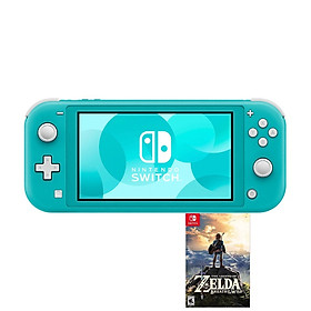 NINTENDO SWITCH LITE - KÈM GAME ZELDA BREATH OF THE WILD - TURQUOISE - HÀNG NHẬP KHẨU