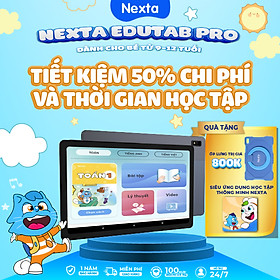 Mua Máy tính bảng học tập thông minh Nexta Edutab Pro tối ưu cho trẻ 9-12 tuổi  64GB  tích hợp ứng dụng học tập - Hàng nhập khẩu