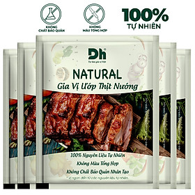 Hình ảnh Combo 5 gói Natural Gia vị Ướp Thịt Nướng Dh Foods