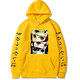 Áo Hoodie Tanjiro Kimetsu no Yaiba thu đông nỉ dài tay Unisex