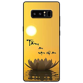 Ốp lưng in cho Samsung Note 8 Mẫu Tâm An