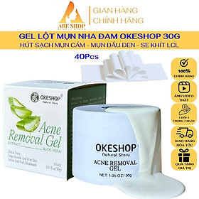 Gel Lột Mụn Nha Đam OKESHOP 30ml - Giải Pháp Loại Bỏ Mụn Đầu Đen - Mụn Cám - Bạ Nhờn - Làm Sạch Sâu Và Thu Nhỏ Lỗ Chân Lông