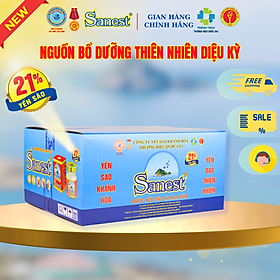 Nước Yến sào Khánh Hòa Sanest 21% - Có đường