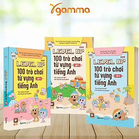 Combo/Lẻ: Level Up - 100 Trò Chơi Từ Vựng Tiếng Anh Lớp 3 + Lớp 4 + Lớp 5