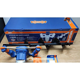 MÁY KHOAN ĐẤT DÙNG PIN 20V WADFOW WQE15801 ( KÈM 1 PIN 20V/4AH + 1 SẠC )- HÀNG CHÍNH HÃNG