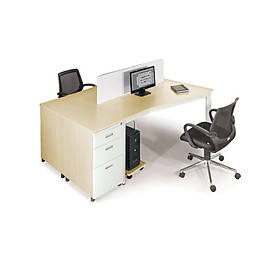 Bàn làm việc chân sắt Juno Sofa NT 190 BZCO14-2 mặt chữ Z 140 x 160 x 75 cm