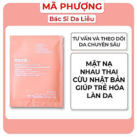 Mặt nạ nhau thai cừu Nhật Bản, mặt nạ giấy tăng sinh collagen - Hàng Chính Hãng (Combo 10 chiếc)