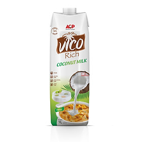 1 HỘP NƯỚC CỐT DỪA UHT VICO RICH 1L- THƠM NGON BÉO NGẬY