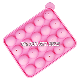 Mua Khuôn silicone làm bánh trôi nước  rau câu bi  mochi 20 hình tròn – Mã số 1029