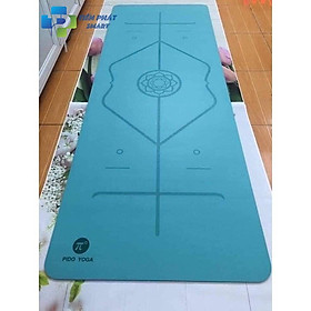 Thảm tập Yoga PIDO định tuyến PU cao cấp 5mm chống trơn trượt tốt(kèm túi và dây)