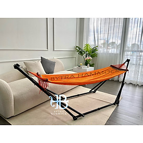 Mua Bộ võng xếp Bytra khung sắt sơn tĩnh điện ống phi 32 và lưới võng nằm sợi dệt cao cấp