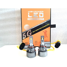 Đèn led ô tô 5G siêu sáng công công suất 65W nhiệt màu 6000k lắp cho pha cos đèn gầm và bóng trong bi