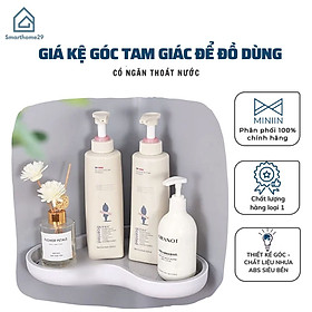 Kệ Đựng Đồ Dùng Hình Tam Giác Gắn Tường Tiện Dụng Cho Nhà Tắm / Nhà Vệ Sinh - Hàng Loại 1 - Chính Hãng MINIIN