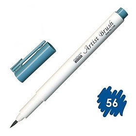 Bút lông đầu cọ viết calligraphy Marvy Artist Brush 1100 - Dull Blue (56)