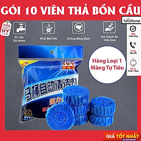 Mua Gói 10 Viên Tẩy Bồn Cầu Khử Mùi Diệt Khuẩn Vệ Sinh Vết Bẩn Bồn Cầu