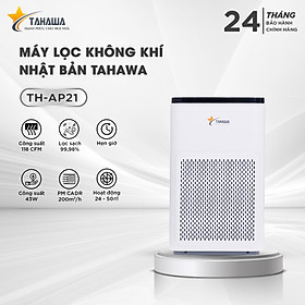 Mua Máy lọc không khí Nhật Bản Tahawa TH-AP21 là sản phẩm được thiết kế tinh tế với màu trắng sang trọng  nhỏ gọn. Chúng cũng có thể được xem như là 1 vật trang trí nội thất cho căn nhà  văn phòng làm việc của mình  góp phần sang trọng