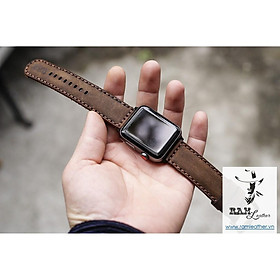 DÂY ĐỒNG HỒ DA SÁP NGỰA DÀNH CHO DÒNG APPLE WATCH – RAM BAUHAUS 1950 CHÍNH HÃNG