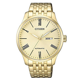 Đồng Hồ Nam Citizen Dây Thép Không Gỉ NH8352-53P - Mặt Vàng