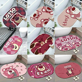 Mua Thảm lau chân siêu thấm hút chống trơn trượt gấu hồng Lotso