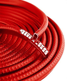 Mua 5m Gioăng nẹp viền cửa chữ U lõi thép cách âm  chống ồn. - Đỏ