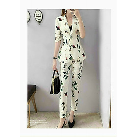 SÉT VEST HỌA TIẾT DUYÊN DÁNG CAO CẤP