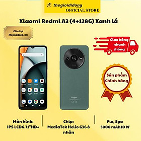 Mua Xiaomi Redmi A3 (4+128G) Xanh lá - Hàng Chính Hãng