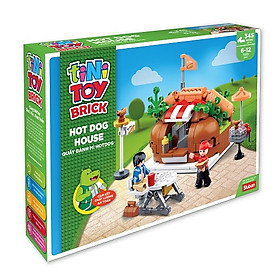 Đồ chơi lắp ráp quầy bánh mì hotdog Tinitoy YY741950 - 345 mảnh