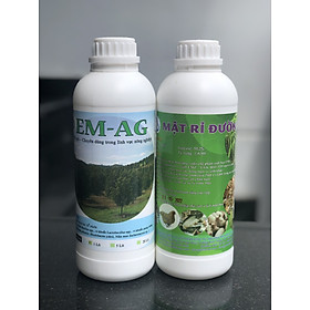 Mua Combo 1 lít EM Gốc và 1 lít mật rỉ chuyên dùng trong nông nghiệp (Chế Phẩm Sinh Học EM AG)