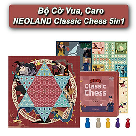 Bộ Cờ Vua Cổ Điển NEOLAND Classic Chess 5in1 - Home and Garden