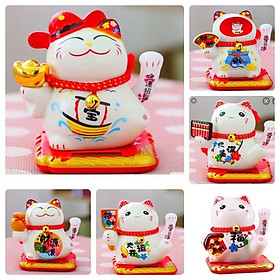 Mua Mèo thần tài sứ vẫy tay năng lượng 10cm