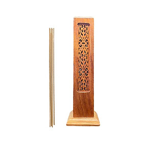 Mua HỘP XÔNG NHANG TRẦM KHÔNG TIM THƯ GIÃN_ Bằng Gỗ Đứng_Tặng Kèm 03 Nhang Trầm Không Tim_Kích Thước 23cm*7cm