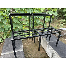 Mua Bộ 2 kệ sắt kê chậu hoa kiểng - Kệ trưng bonsai sân vườn