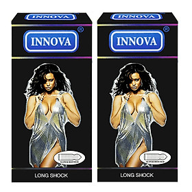 Bộ 2 Hộp Bao cao su Innova Dotted Siêu Gai - Kéo dài thời gian quan hệ ( Hộp 12 bao )