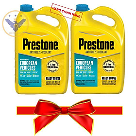 COMBO 2 bình nước làm mát động cơ xe ô tô màu xanh PRESTONE EUROPEAN 3.78L