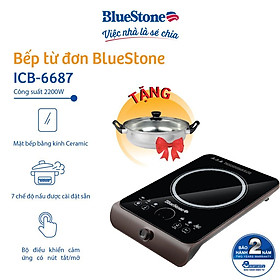 Mua Bếp Điện Từ BlueStone ICB-6687 - Tặng kèm nồi - Hàng Chính Hãng