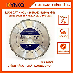 Hình ảnh LƯỠI CẮT NHÔM 120 RĂNG đường kính phi Ø 300mm KYNKO MGG300120N