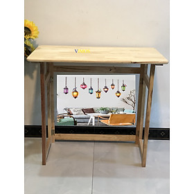Mua Bàn học   bàn làm việc VIMOS xếp gọn đa năng -Tặng kèm tranh dán tường Phố đã lên đèn