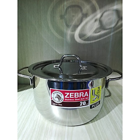 Mua Nồi Inox Zebra Thái Lan Extreme Infinity 3 Đáy Nắp Phẳng 20cm 22cm