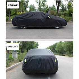 Bạt phủ ô tô thương hiệu MACSIM dành cho Kia Carnival - màu đen -bạt phủ trong nhà và ngoài trời