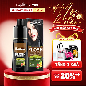 GEL GỘI PHỦ BẠC FLASH 200ML ( P02 - NÂU ĐEN)