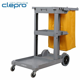 Mua Xe Đẩy Dọn Phòng Nhà Hàng  Khách Sạn  Y Tế CLEPRO CP-3/1 - Hàng Chính Hãng