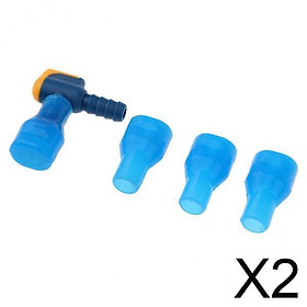 2x3pcs Drink Tube Bite Valve Hydration Pack Water Bladder Mouth Piping Nozzle