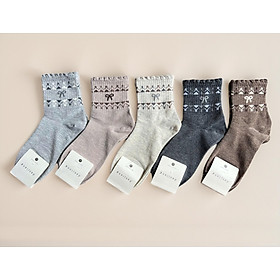 SET 5 ĐÔI TẤT VỚ NỮ CAO CỔ MÃ 25 DÀNH CHO NỮ