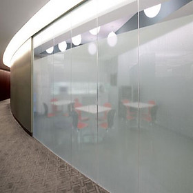 Mua Giấy dán kính trơn nhám không hoa văn - khổ 1 2m có sẵn keo